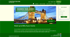 Desktop Screenshot of contractor-pay.co.uk